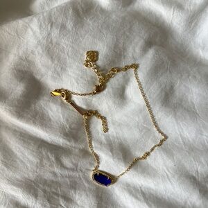 Kendra Scott blue gem necklace